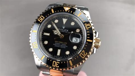 rolex gold dive watch